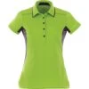 Elevate Women's Apple/Grey Storm Royce Short Sleeve Polo -Elevate 96704 Front