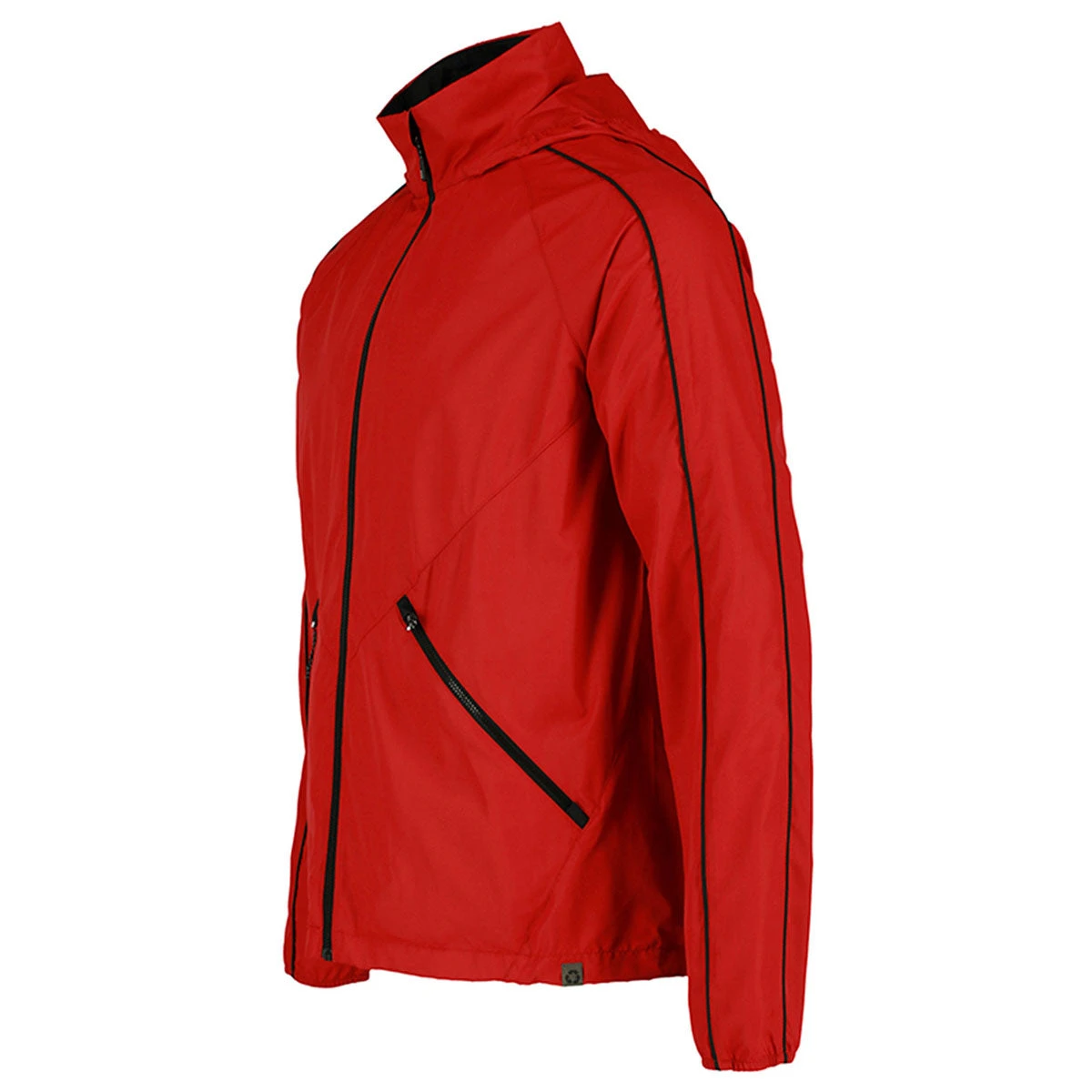Elevate Men's Vintage Red/Black Rincon Eco Packable Jacket 5 Elevate Men's Vintage Red/Black Rincon Eco Packable Jacket - Image 3