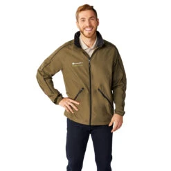 Elevate Men's Loden/Black Rincon Eco Packable Jacket 11 Elevate Men's Loden/Black Rincon Eco Packable Jacket -Elevate TM12725 684 HTF