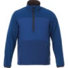 Elevate Men's Metro Blue Odaray Half Zip Jacket -Elevate TM12802 Metro Blue F