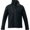 Elevate Men's Black Peyto Softshell Jacket -Elevate TM12907 Black F