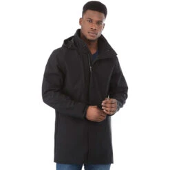 Elevate Men's Black Manhattan Softshell Jacket 7 Elevate Men's Black Manhattan Softshell Jacket -Elevate TM12934 Black HTF