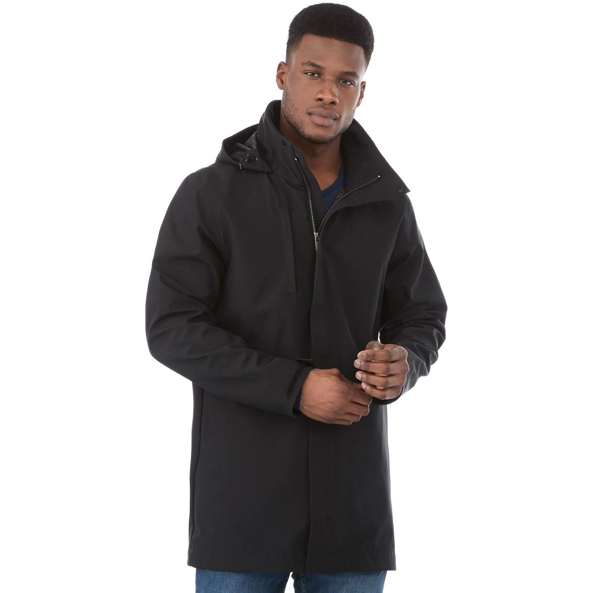 Elevate Men's Black Manhattan Softshell Jacket 5 Elevate Men's Black Manhattan Softshell Jacket - Image 3