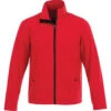 Elevate Men's Team Red Karmine Softshell Jacket
