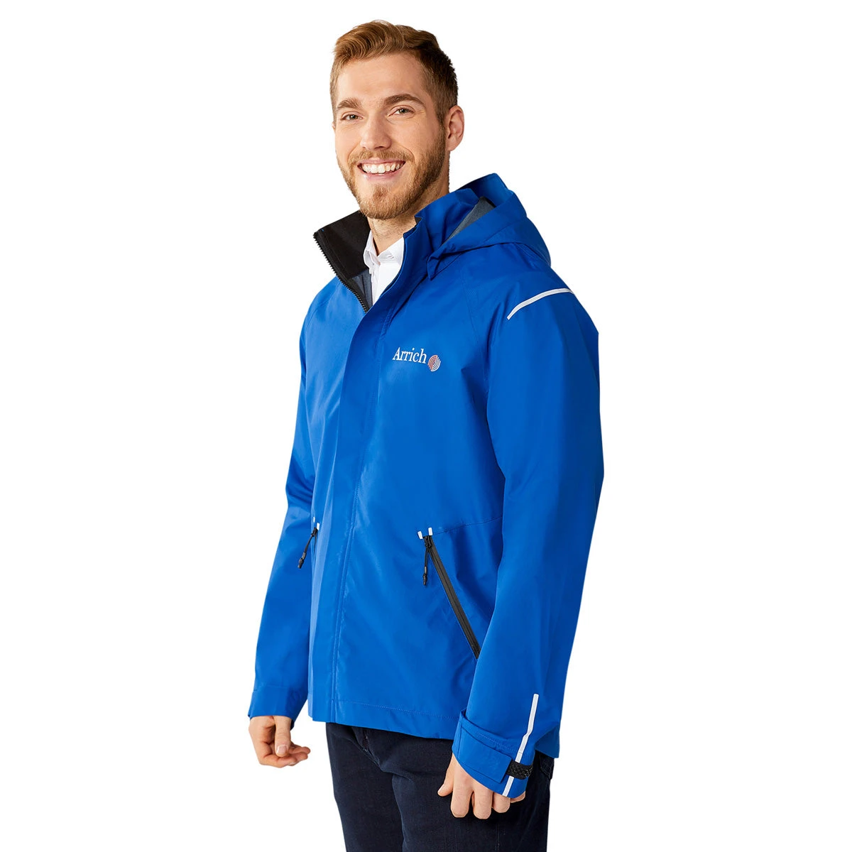 Elevate Men's Metro Blue Gearhart Softshell Jacket 6 Elevate Men's Metro Blue Gearhart Softshell Jacket - Image 4