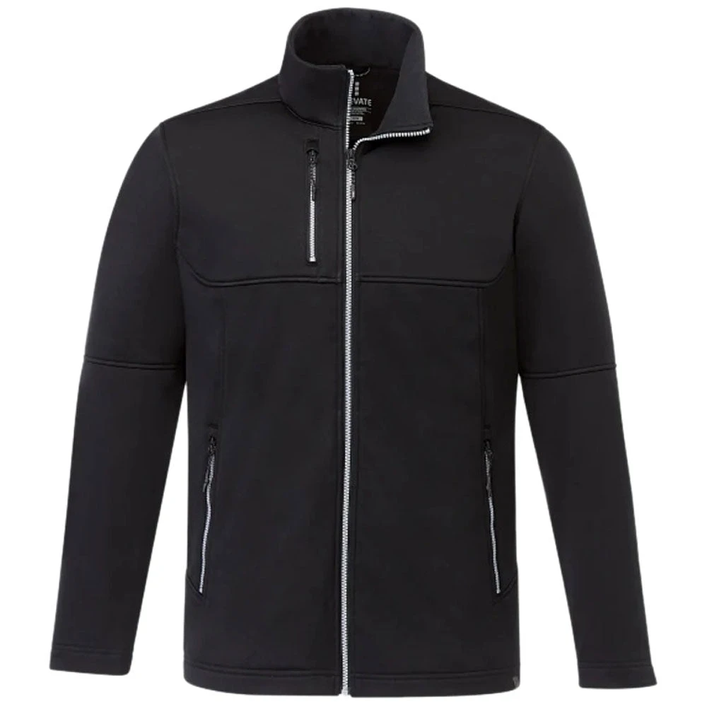 Elevate Men's Black Joris Eco Softshell Jacket 3 Elevate Men's Black Joris Eco Softshell Jacket