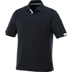 Elevate Men's Navy Kiso Short Sleeve Polo