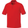 Elevate Men's Red Kiso Short Sleeve Polo -Elevate TM16209 Red F