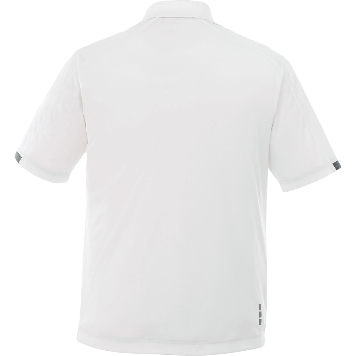 Elevate Men's White Kiso Short Sleeve Polo 4 Elevate Men's White Kiso Short Sleeve Polo - Image 2