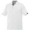 Elevate Men's White Kiso Short Sleeve Polo 1 Elevate Men's White Kiso Short Sleeve Polo -Elevate TM16209 White F