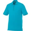 Elevate Men's Aspen Blue Crandall Short Sleeve Polo -Elevate TM16222 Aspen Blue F