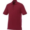 Elevate Men's Maroon Crandall Short Sleeve Polo