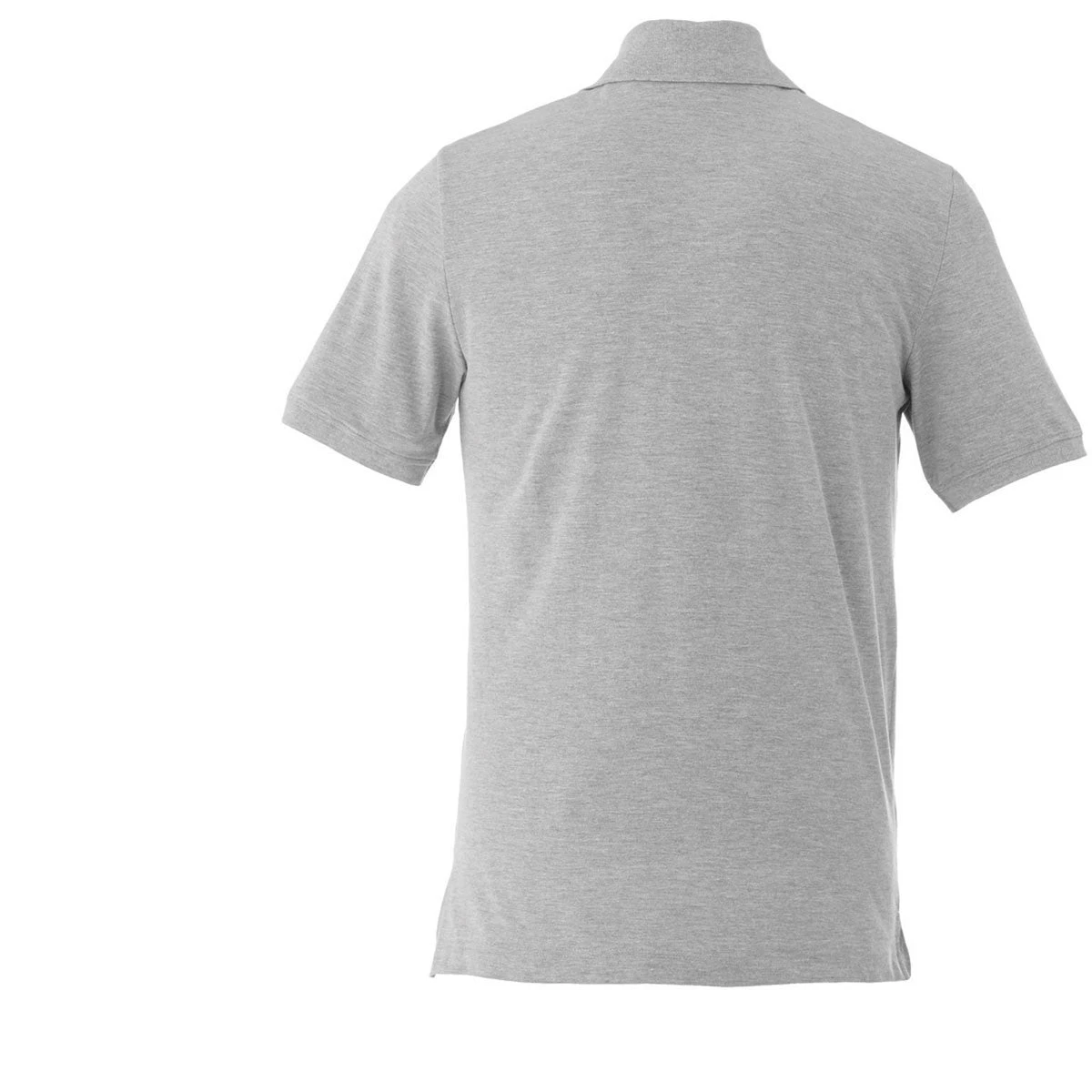 Elevate Men's Heather Grey Banfield Short Sleeve Polo 4 Elevate Men's Heather Grey Banfield Short Sleeve Polo - Image 2