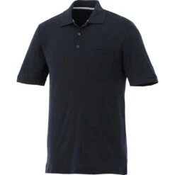 Elevate Men's Navy Banfield Short Sleeve Polo