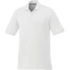 Elevate Men's White Banfield Short Sleeve Polo