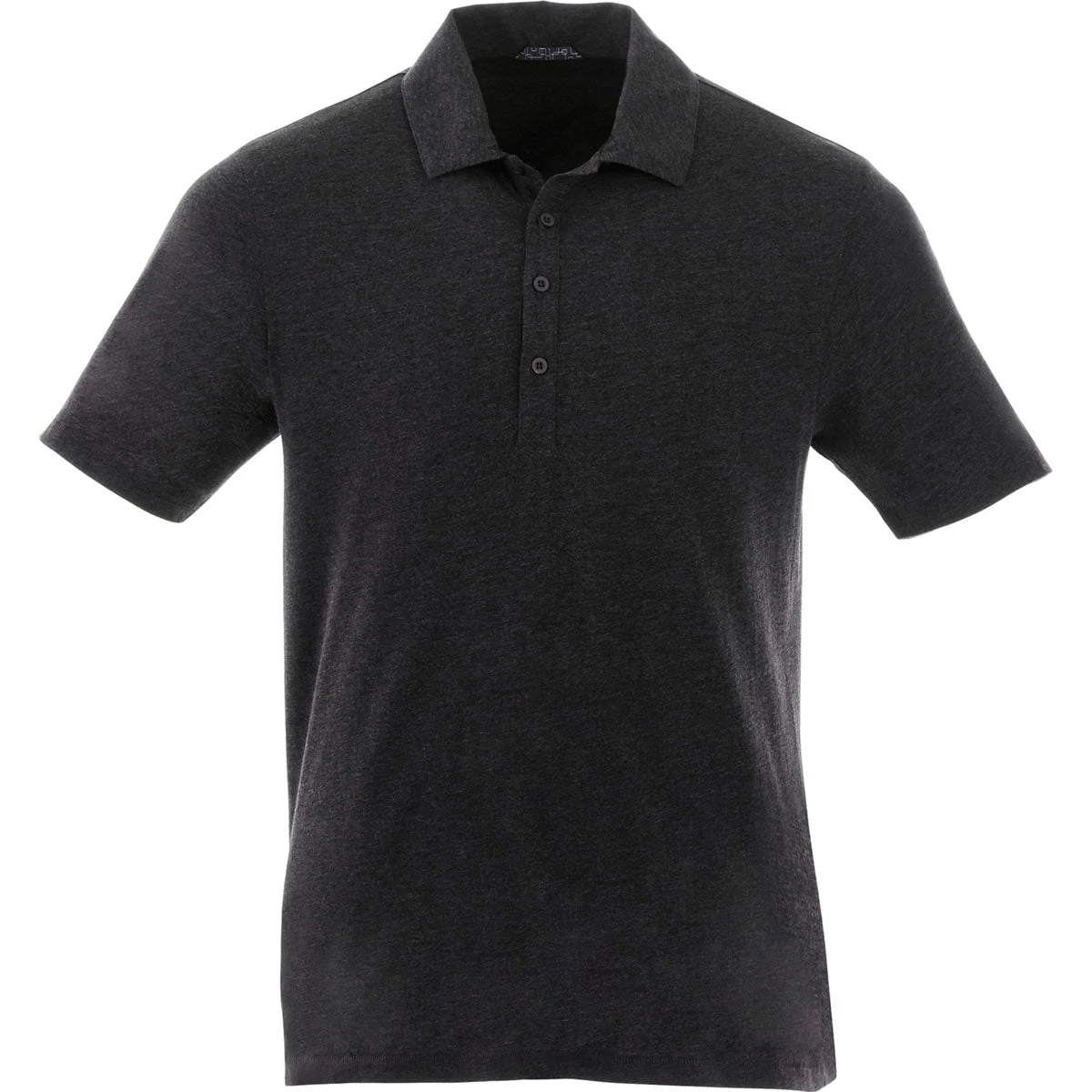 Elevate Men's Heather Dark Charcoal Acadia Short Sleeve Polo 3 Elevate Men's Heather Dark Charcoal Acadia Short Sleeve Polo