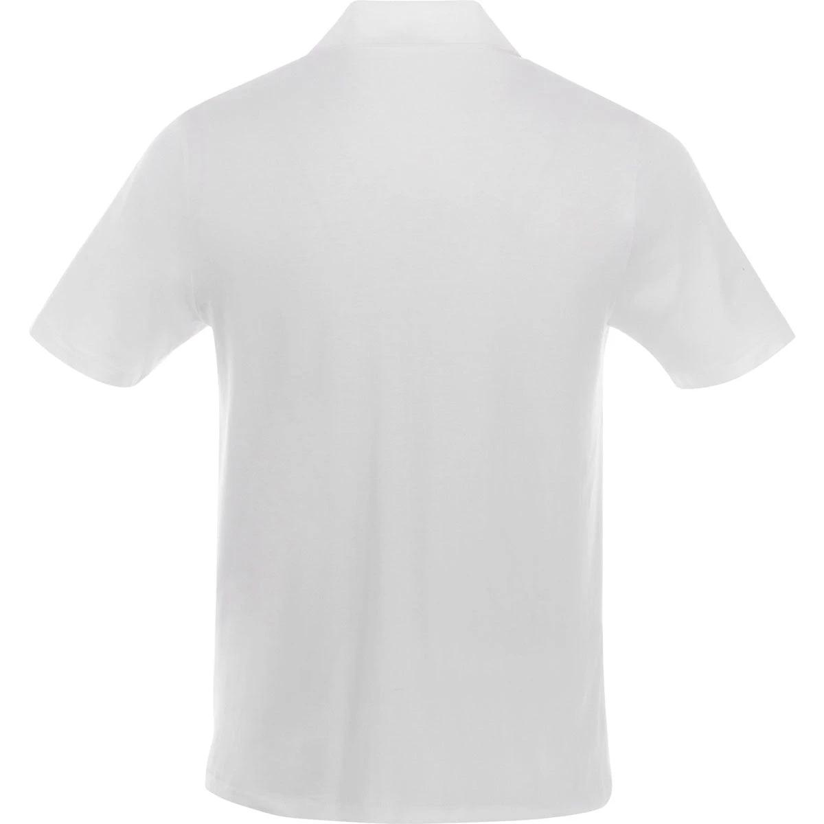Elevate Men's White Acadia Short Sleeve Polo 4 Elevate Men's White Acadia Short Sleeve Polo - Image 2