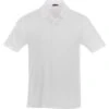 Elevate Men's White Acadia Short Sleeve Polo -Elevate TM16224 White F