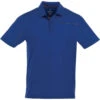 Elevate Men's Navy/Steel Grey Wilcox Short Sleeve Polo -Elevate TM16309 Navy Steel Grey F
