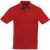 Elevate Men's Team Red/Steel Grey Wilcox Short Sleeve Polo
