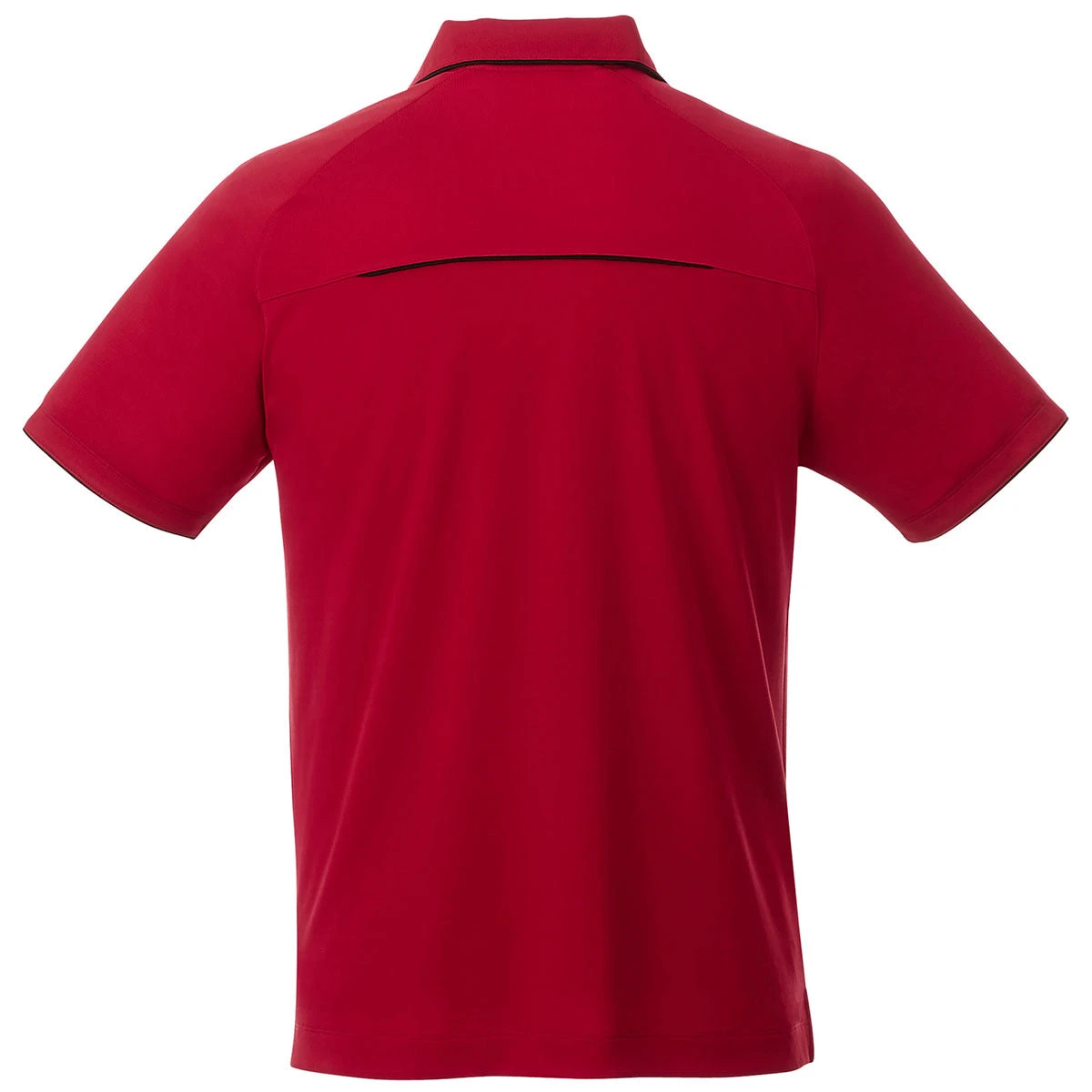 Elevate Men's Team Red/Black Remus Short Sleeve Polo 4 Elevate Men's Team Red/Black Remus Short Sleeve Polo - Image 2