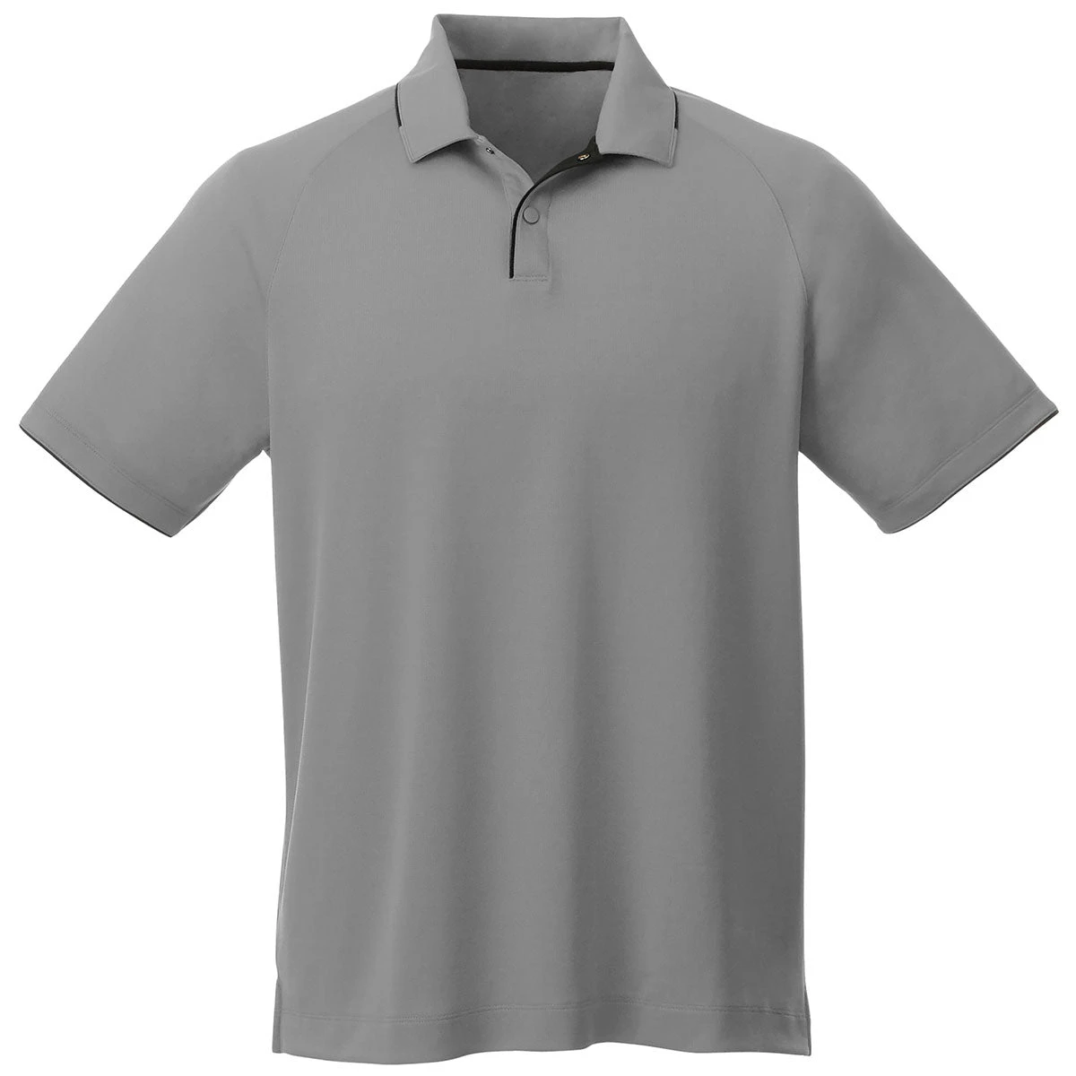 Elevate Men's Quarry/Black Remus Short Sleeve Polo 3 Elevate Men's Quarry/Black Remus Short Sleeve Polo