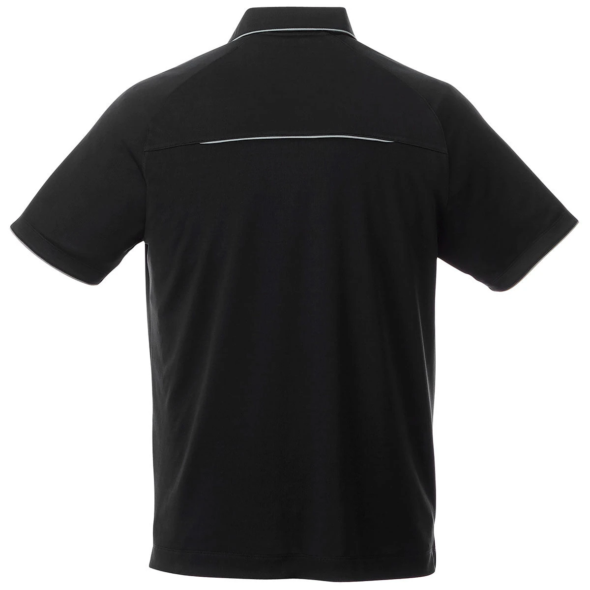 Elevate Men's Black/Quarry Remus Short Sleeve Polo 4 Elevate Men's Black/Quarry Remus Short Sleeve Polo - Image 2