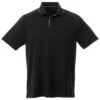 Elevate Men's Black/Quarry Remus Short Sleeve Polo -Elevate TM16310 995 F