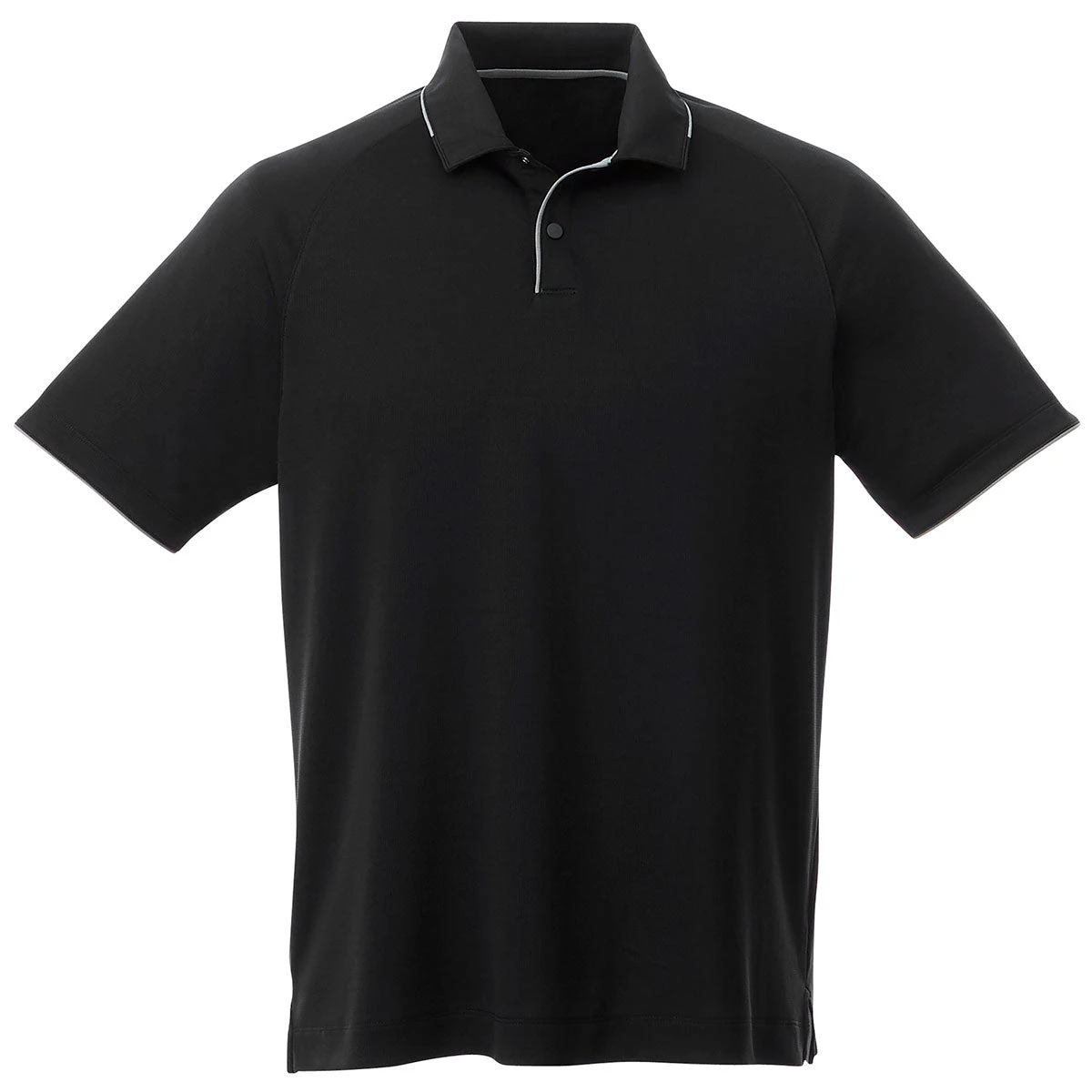 Elevate Men's Black/Quarry Remus Short Sleeve Polo 3 Elevate Men's Black/Quarry Remus Short Sleeve Polo