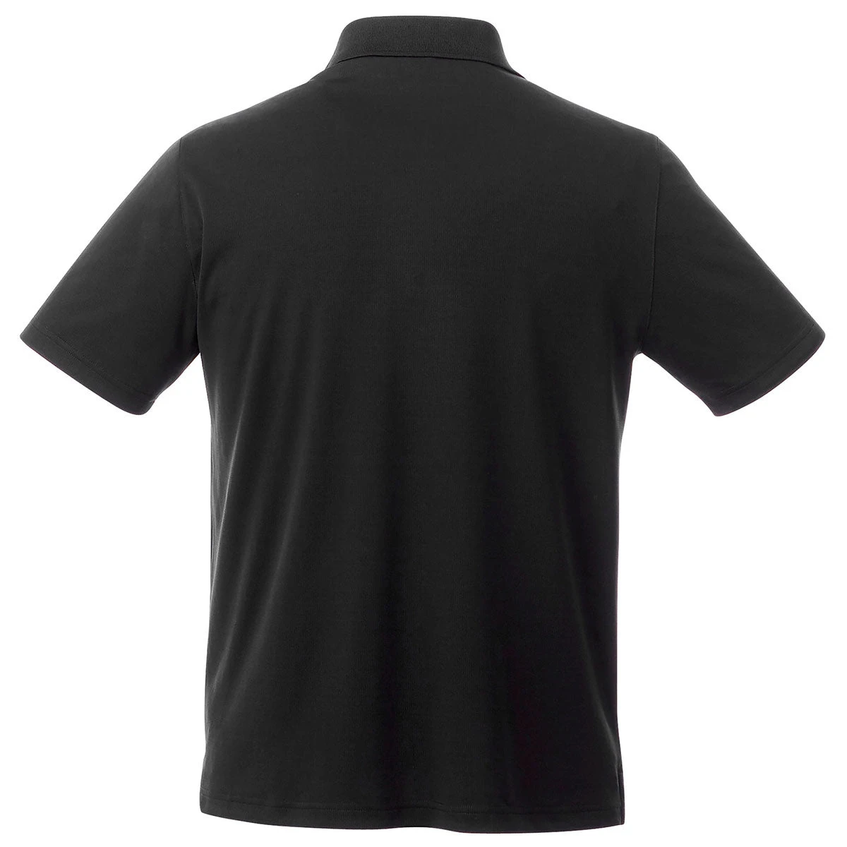Elevate Men's Black Otis Short Sleeve Polo 4 Elevate Men's Black Otis Short Sleeve Polo - Image 2