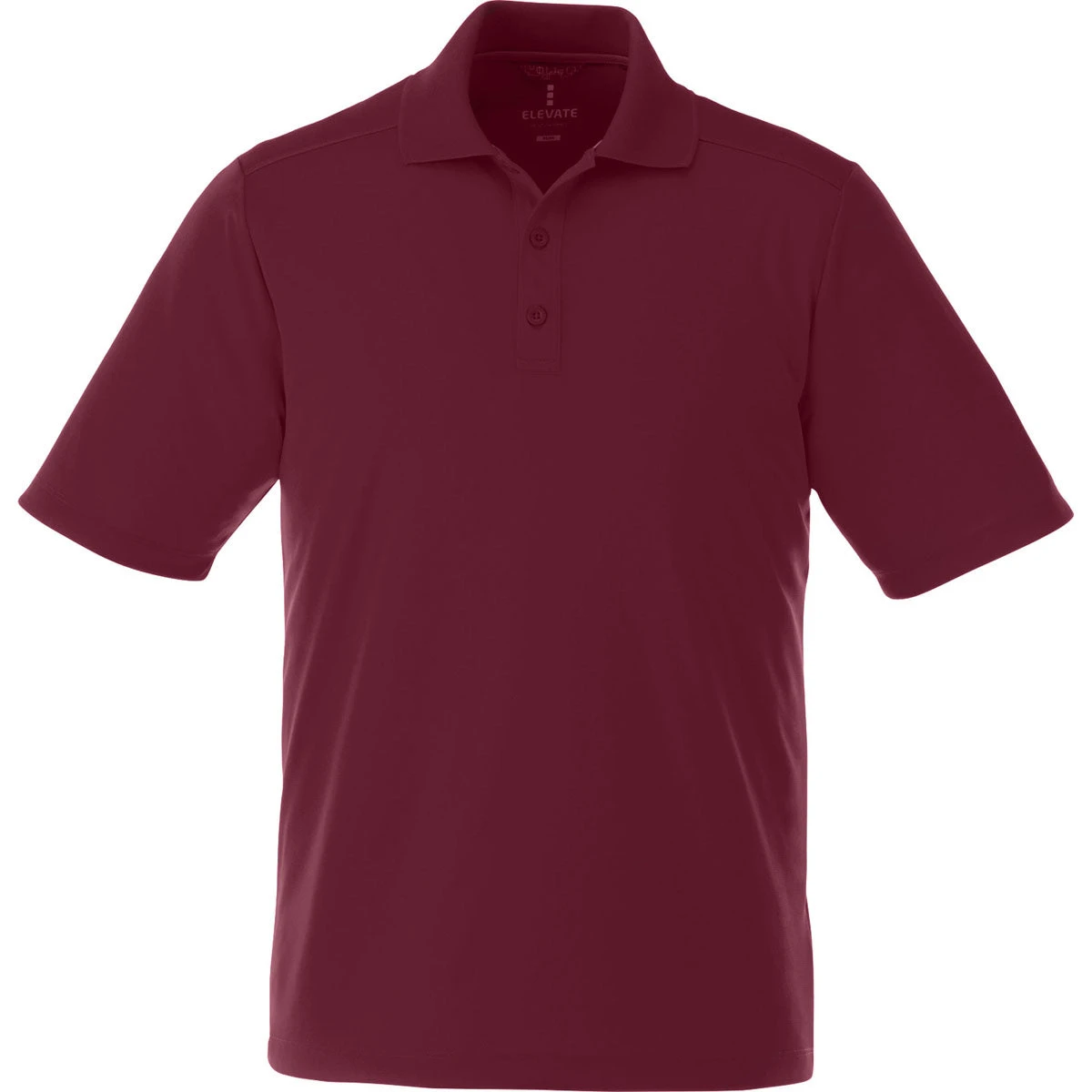 Elevate Men's Maroon Dade Short Sleeve Polo 3 Elevate Men's Maroon Dade Short Sleeve Polo
