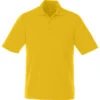 Elevate Men's Yellow Dade Short Sleeve Polo