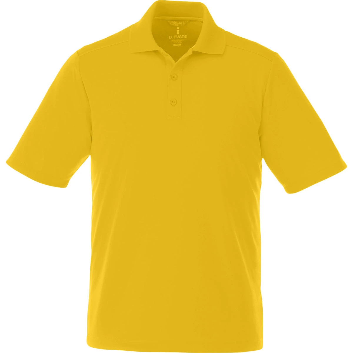 Elevate Men's Yellow Dade Short Sleeve Polo 3 Elevate Men's Yellow Dade Short Sleeve Polo
