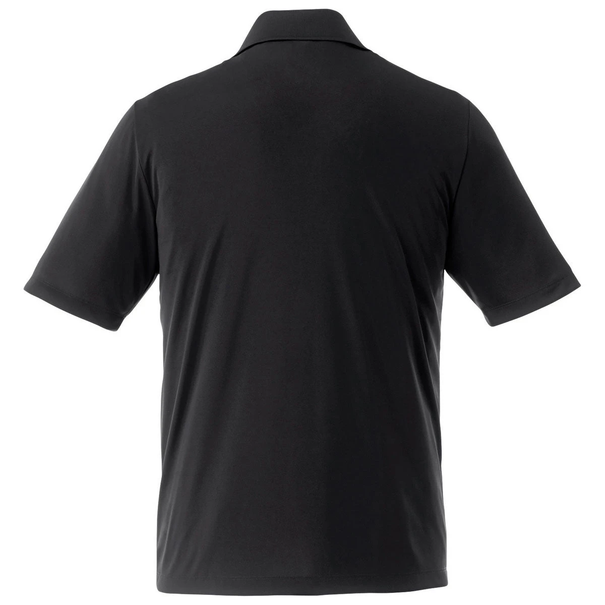 Elevate Men's Black Dade Short Sleeve Polo Tall 4 Elevate Men's Black Dade Short Sleeve Polo Tall - Image 2