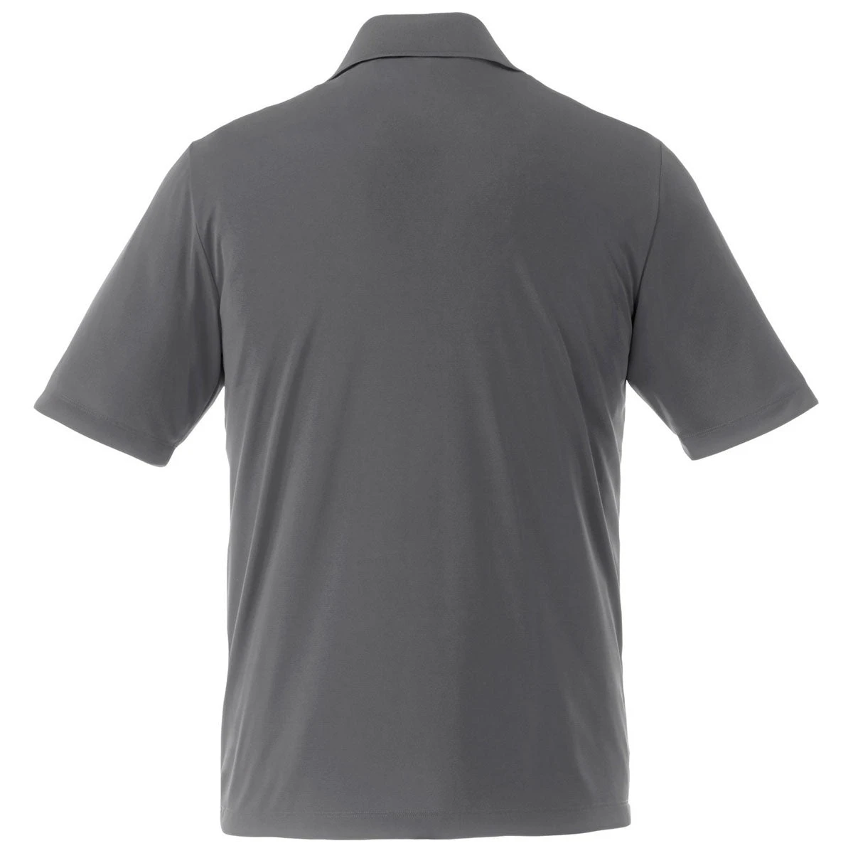 Elevate Men's Steel Grey Dade Short Sleeve Polo Tall 4 Elevate Men's Steel Grey Dade Short Sleeve Polo Tall - Image 2