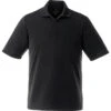 Elevate Men's Black Dade Short Sleeve Polo