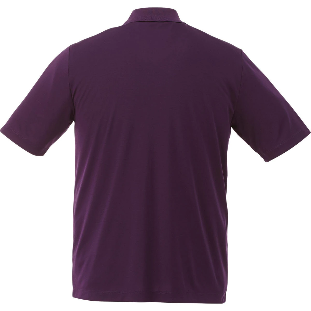 Elevate Men's Dark Plum Dade Short Sleeve Polo 4 Elevate Men's Dark Plum Dade Short Sleeve Polo - Image 2