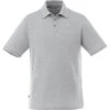 Elevate Men's Heather Grey Tipton Short Sleeve Polo