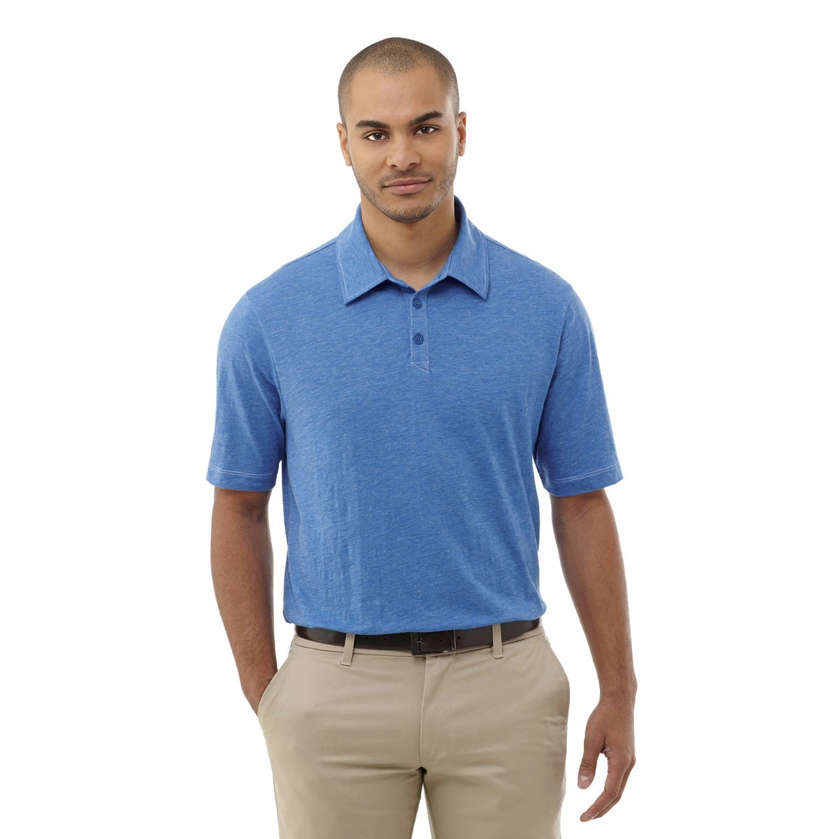 Elevate Men's Olympic Blue Tipton Short Sleeve Polo 5 Elevate Men's Olympic Blue Tipton Short Sleeve Polo - Image 3