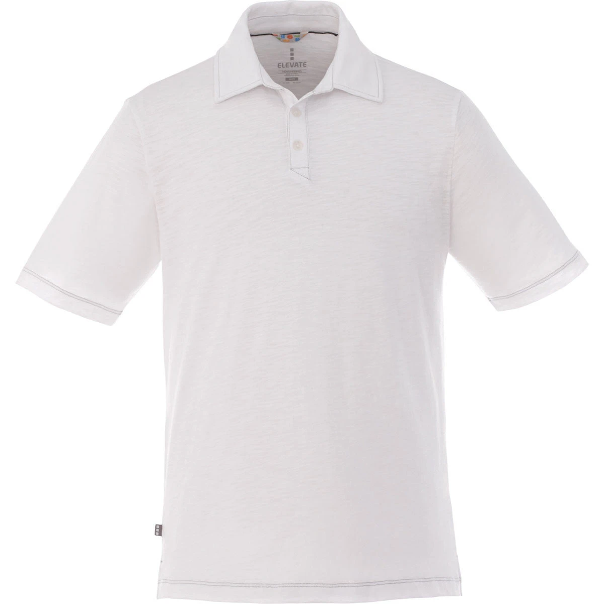 Elevate Men's White Tipton Short Sleeve Polo 3 Elevate Men's White Tipton Short Sleeve Polo