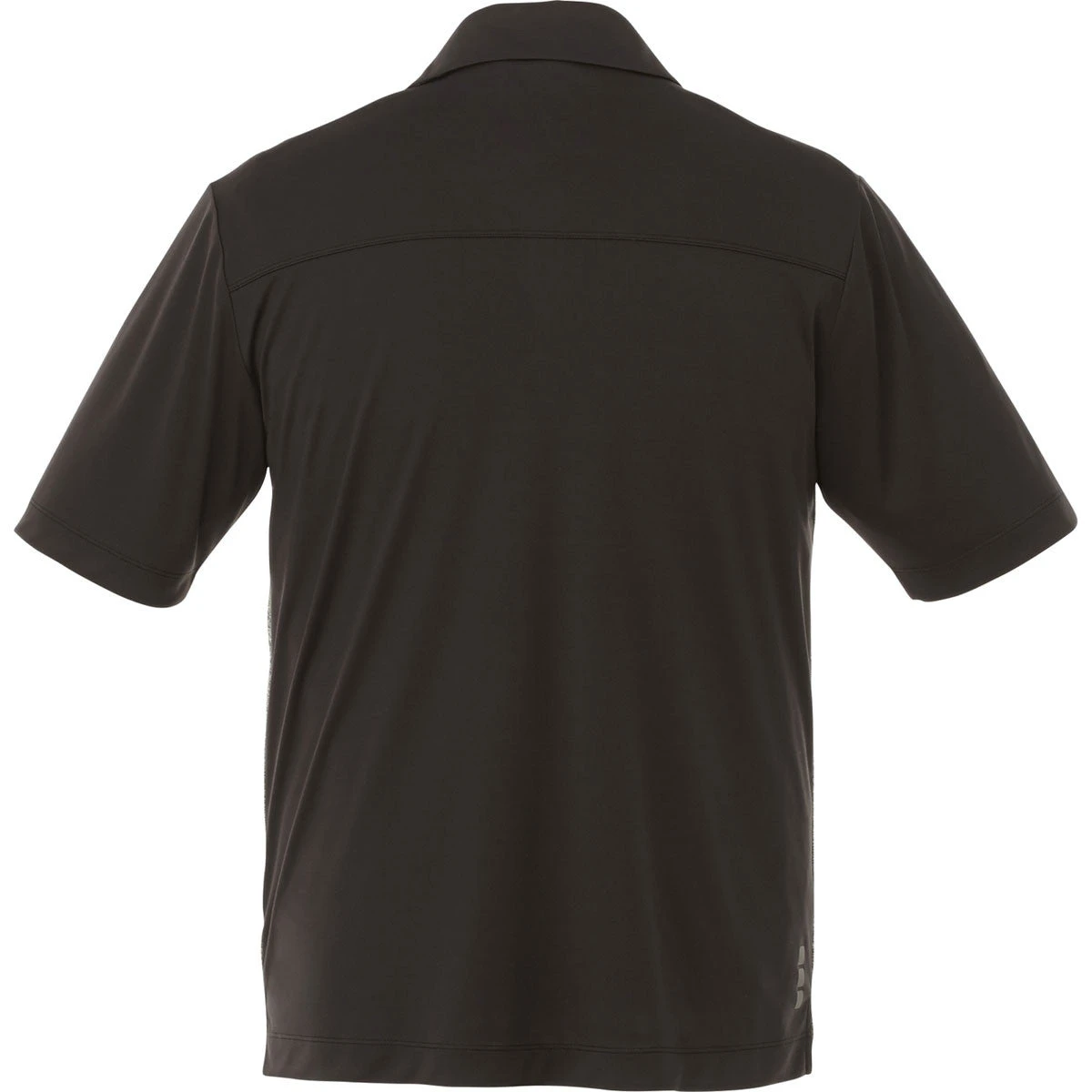 Elevate Men's Heather Dark Charcoal/Black Smoke Sagano Short Sleeve Polo 4 Elevate Men's Heather Dark Charcoal/Black Smoke Sagano Short Sleeve Polo - Image 2