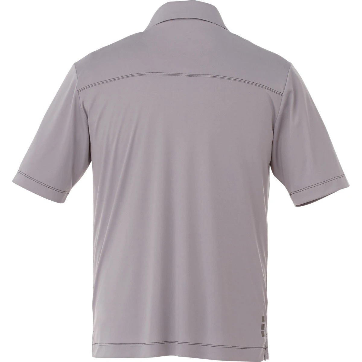Elevate Men's Heather Grey/Quarry Sagano Short Sleeve Polo 4 Elevate Men's Heather Grey/Quarry Sagano Short Sleeve Polo - Image 2