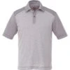 Elevate Men's Heather Grey/Quarry Sagano Short Sleeve Polo 1 Elevate Men's Heather Grey/Quarry Sagano Short Sleeve Polo -Elevate TM16508 Heather Grey Quarry F