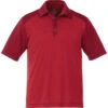 Elevate Men's Vintage Red Heather/Chili Sagano Short Sleeve Polo -Elevate TM16508 Vintage Red Heather Chili F