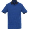 Elevate Men's Metro Blue Heather/Metro Blue Emory Short Sleeve Polo 1 Elevate Men's Metro Blue Heather/Metro Blue Emory Short Sleeve Polo -Elevate TM16510 Metro Blue Heather Metro Blue F