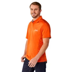 Elevate Men's Saffron Piedmont Short Sleeve Polo -Elevate TM16511 270 HTS