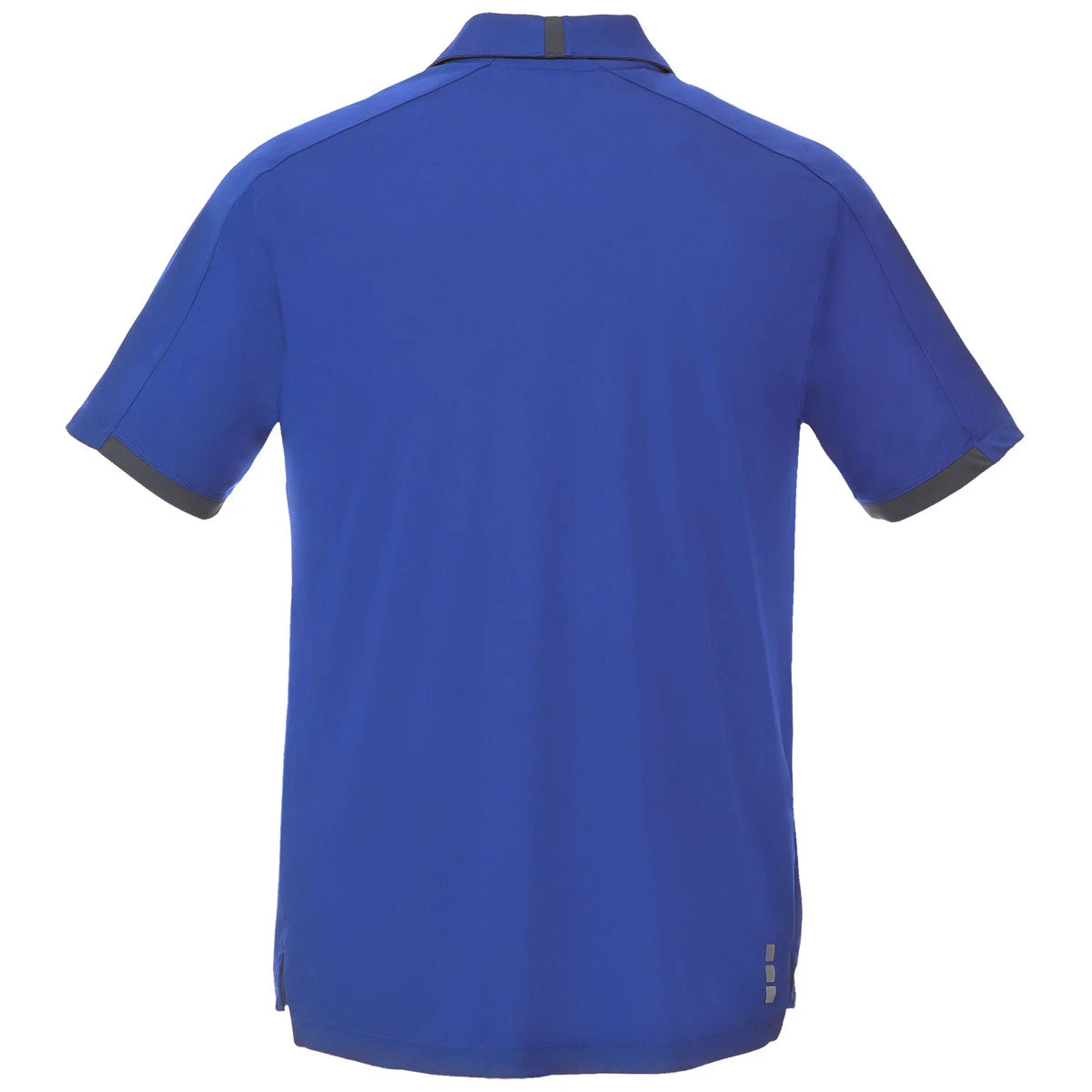 Elevate Men's New Royal/Grey Storm Cerrado Short Sleeve Polo 4 Elevate Men's New Royal/Grey Storm Cerrado Short Sleeve Polo - Image 2