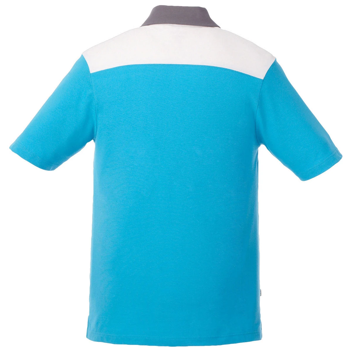 Elevate Men's Chill/Steel Grey/White Gydan Short Sleeve Polo 4 Elevate Men's Chill/Steel Grey/White Gydan Short Sleeve Polo - Image 2