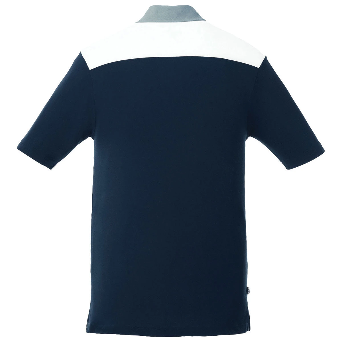 Elevate Men's Navy/Fossil/White Gydan Short Sleeve Polo 4 Elevate Men's Navy/Fossil/White Gydan Short Sleeve Polo - Image 2