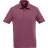 Elevate Men's Maroon Heather Concord Short Sleeve Polo 1 Elevate Men's Maroon Heather Concord Short Sleeve Polo -Elevate TM16611 Maroon Heather F